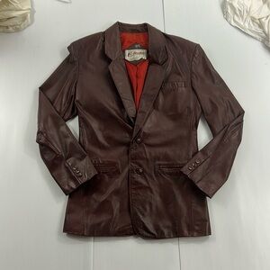 176. Men's chess king Brown Leather Jacket‎ (38)